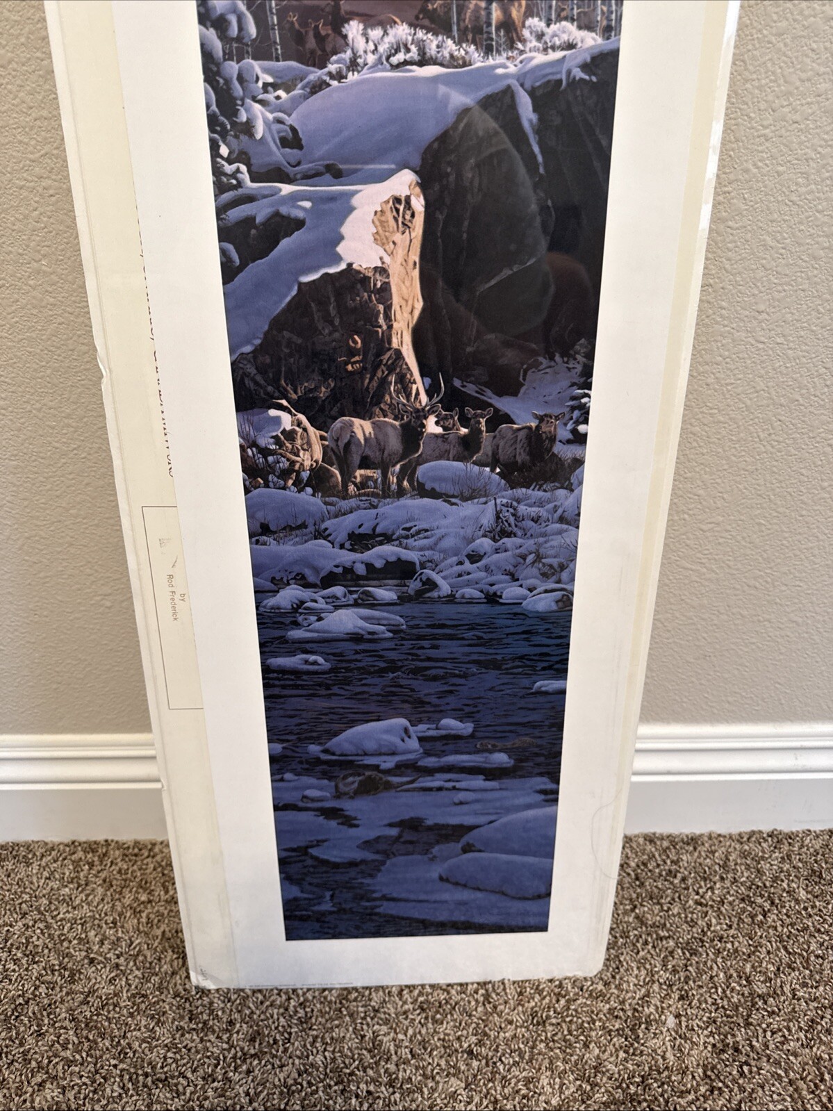 Original Signed Lithograph Breaking The Ice 1991 Rod Frederick Limited 2609/2750