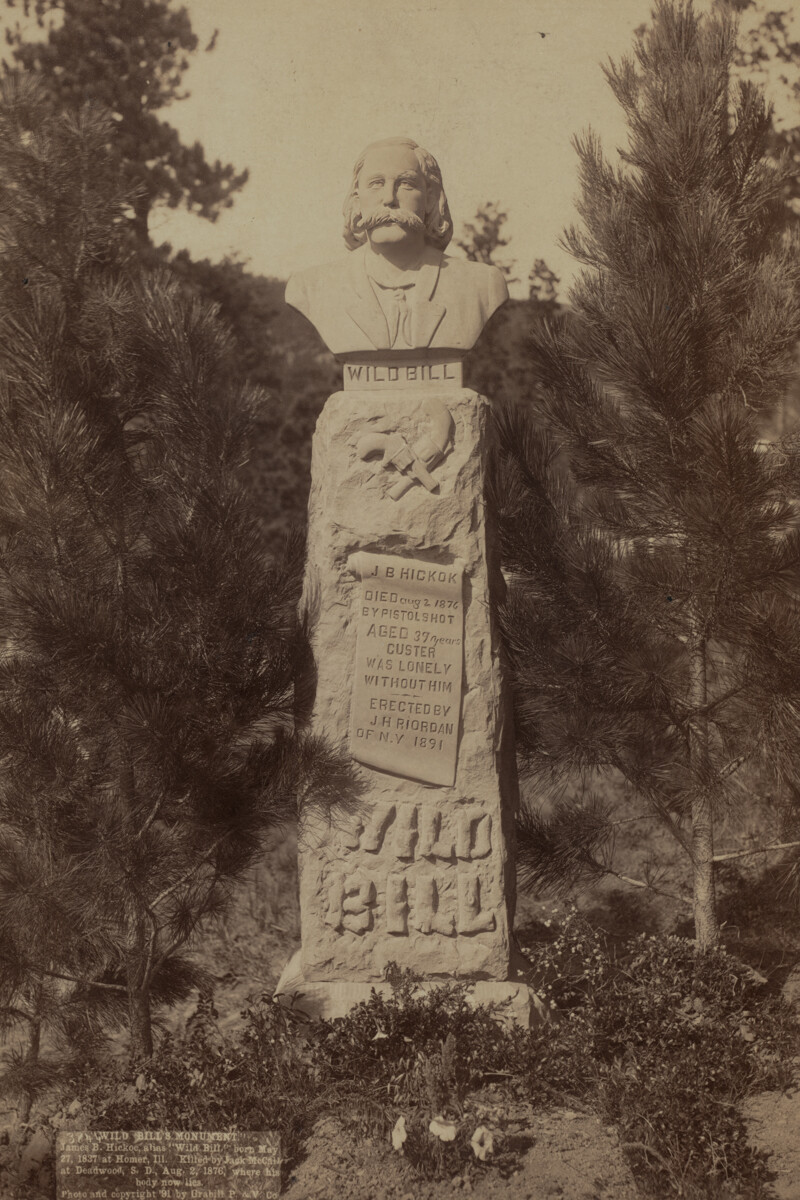 Wild Bill’s Monument, Deadwood, South Dakota by John Grabhill + Ships Free
