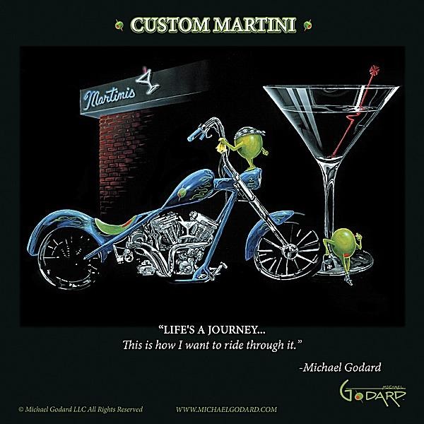 Michael Godard Custom Martini Open Edition