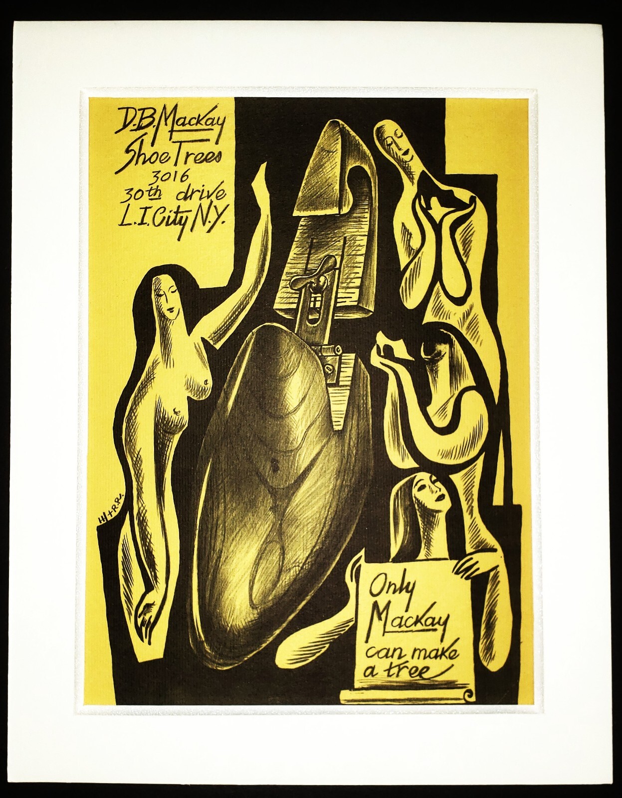 HARRY HERING 1887-1967 Original SIGNED Mid-Century Ltd Edition Lithograph