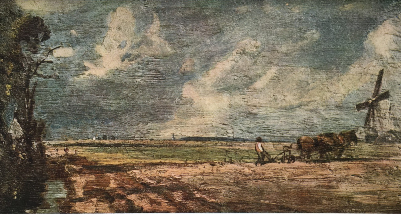 Spring by John Constable – Antique Print 1940