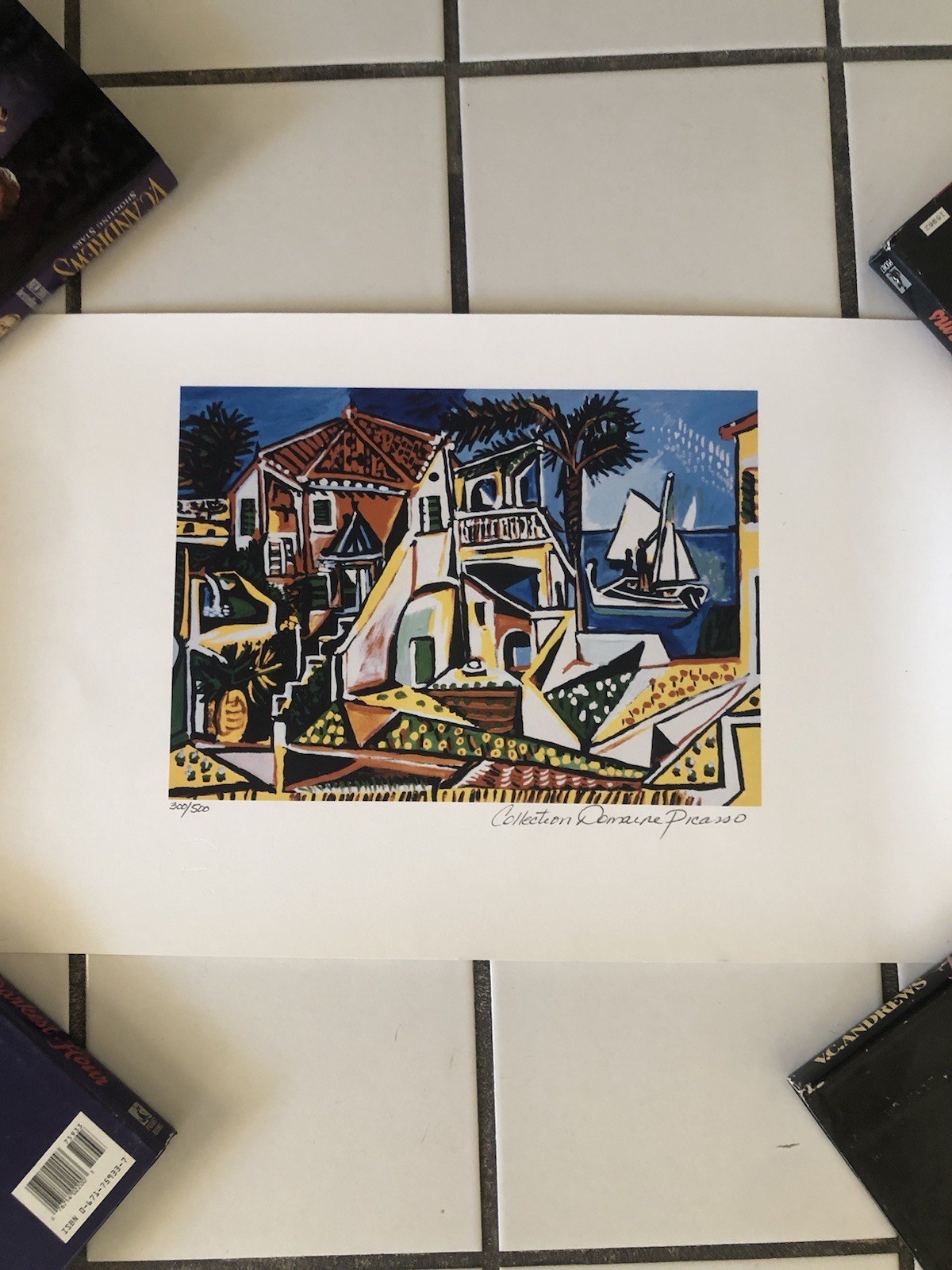 Pablo Picasso MEDITERRANEAN LANDSCAPE Estate Signed Limited Edition 300/500 COA