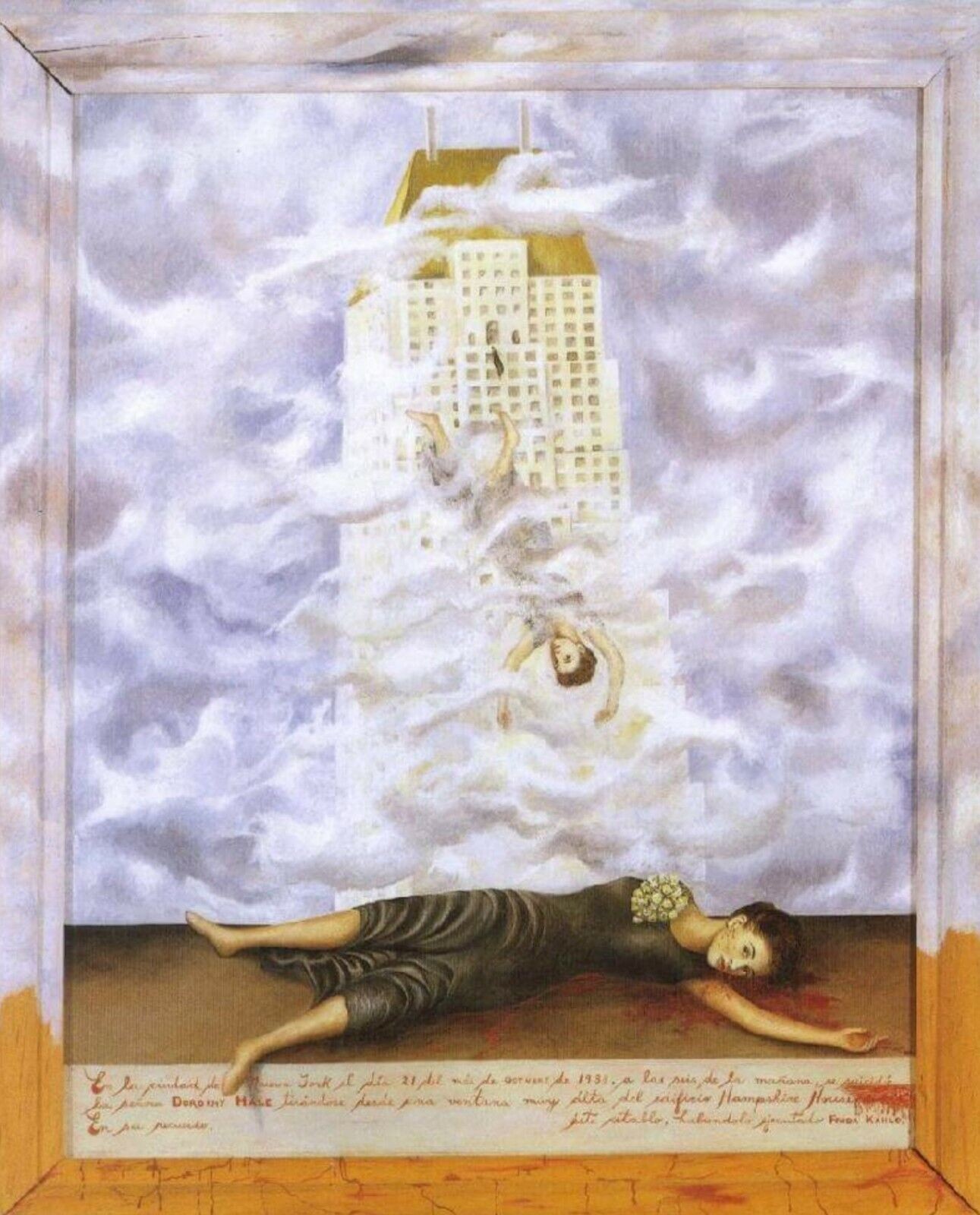 1938 The Suicide of Dorothy Hale, by Frida Kahlo Home Decor PRINT