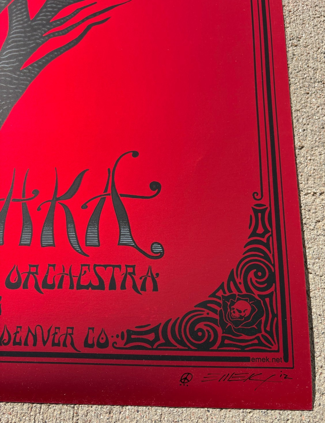 DEVOTCHKA Valentine’s Day 2012 Denver, Colorado 18×24 Poster By Emek #’d /350