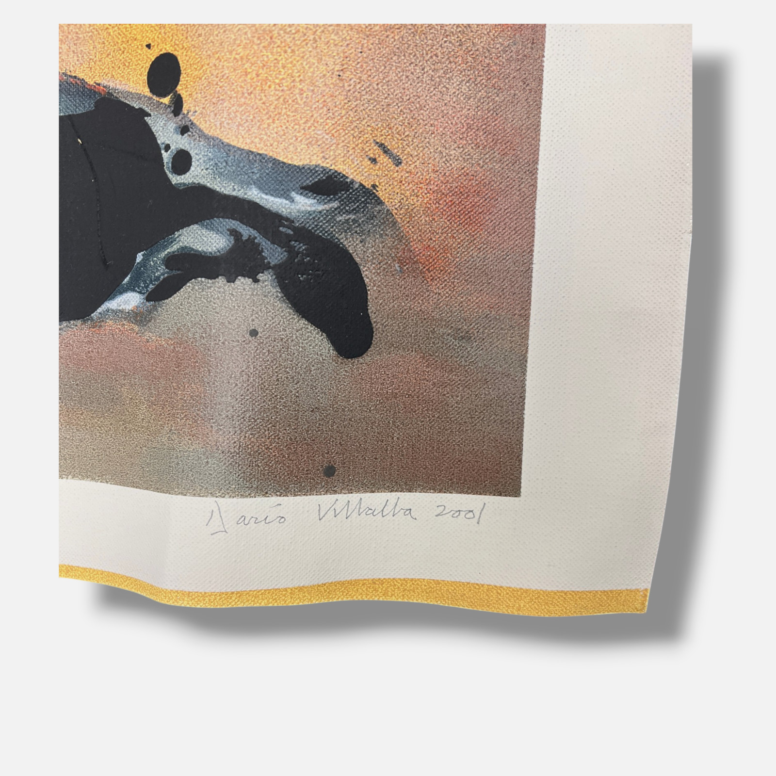 Darío Villalba “Sin Titulo” 2001 Limited Signed Fine Wall Art | 106 x 76 cm