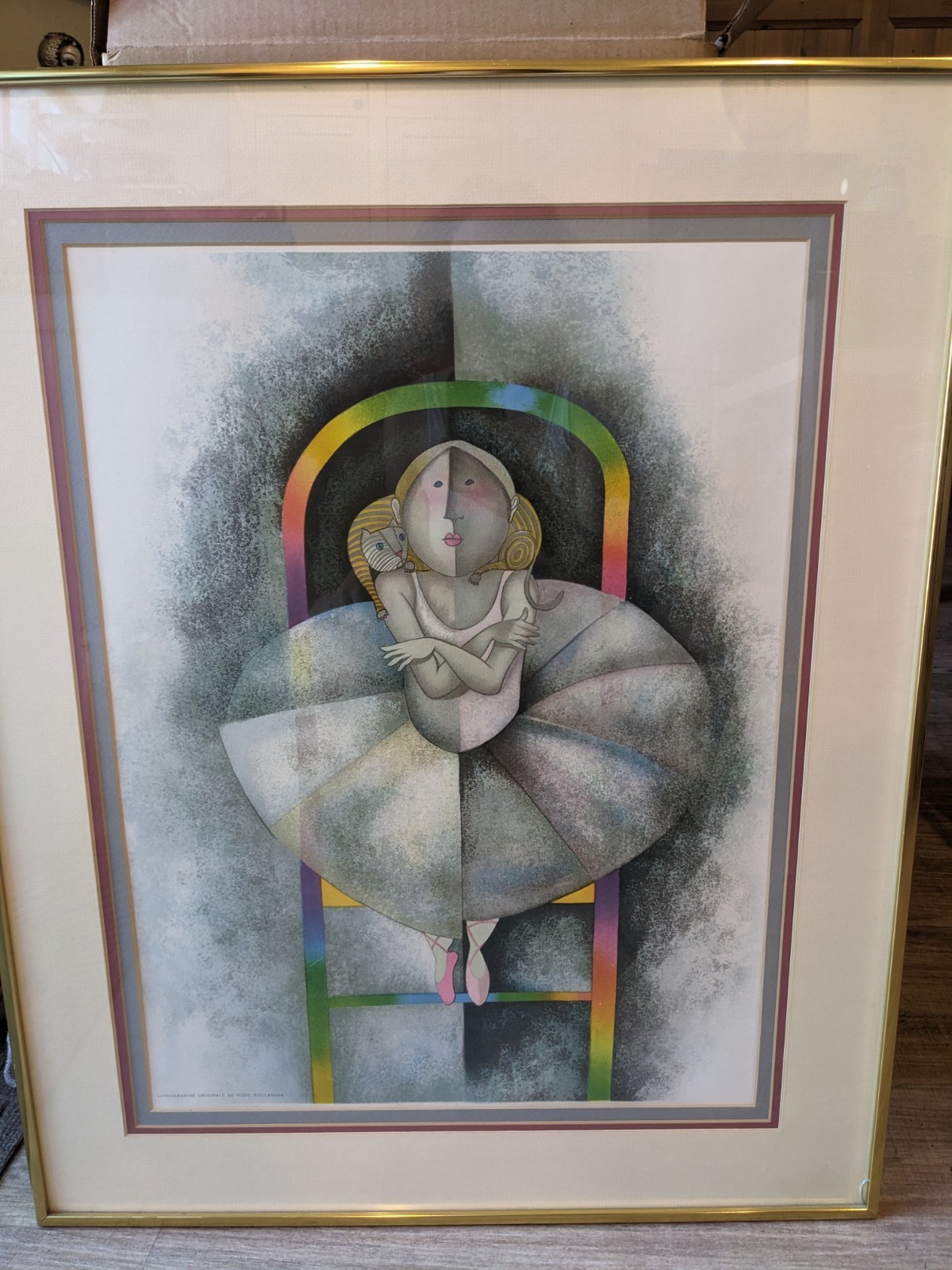 Graciela Rodo Boulanger Les Petit Rats, Ballerina lV , Lithograph Print,c 1980