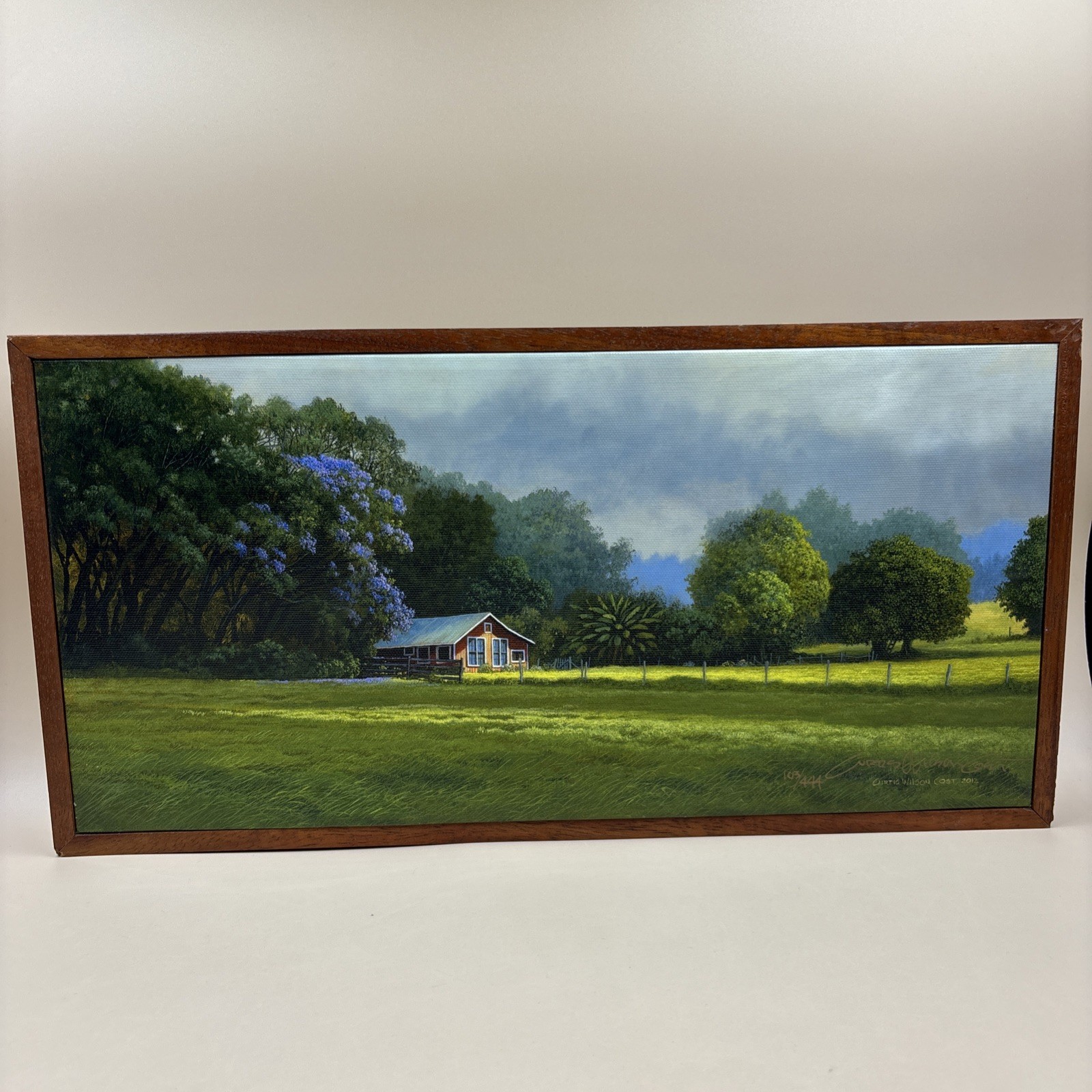 Curtis Wilson Cost Lavender Spring 8X16.5 Inches Giclee, 103/444 print