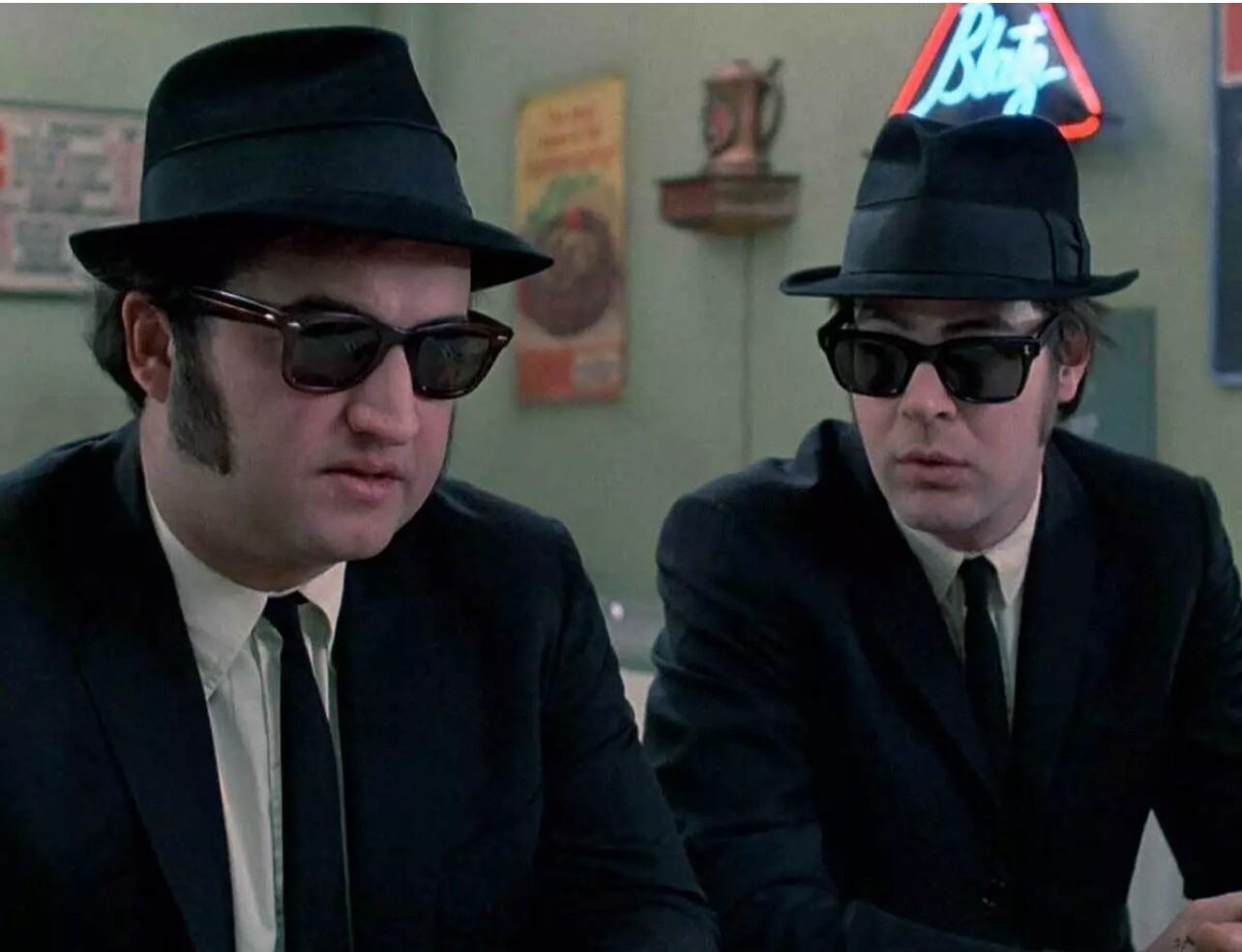 Dan Aykroyd John Belushi Blues Brothers 4×6 Picture Celebrity Print
