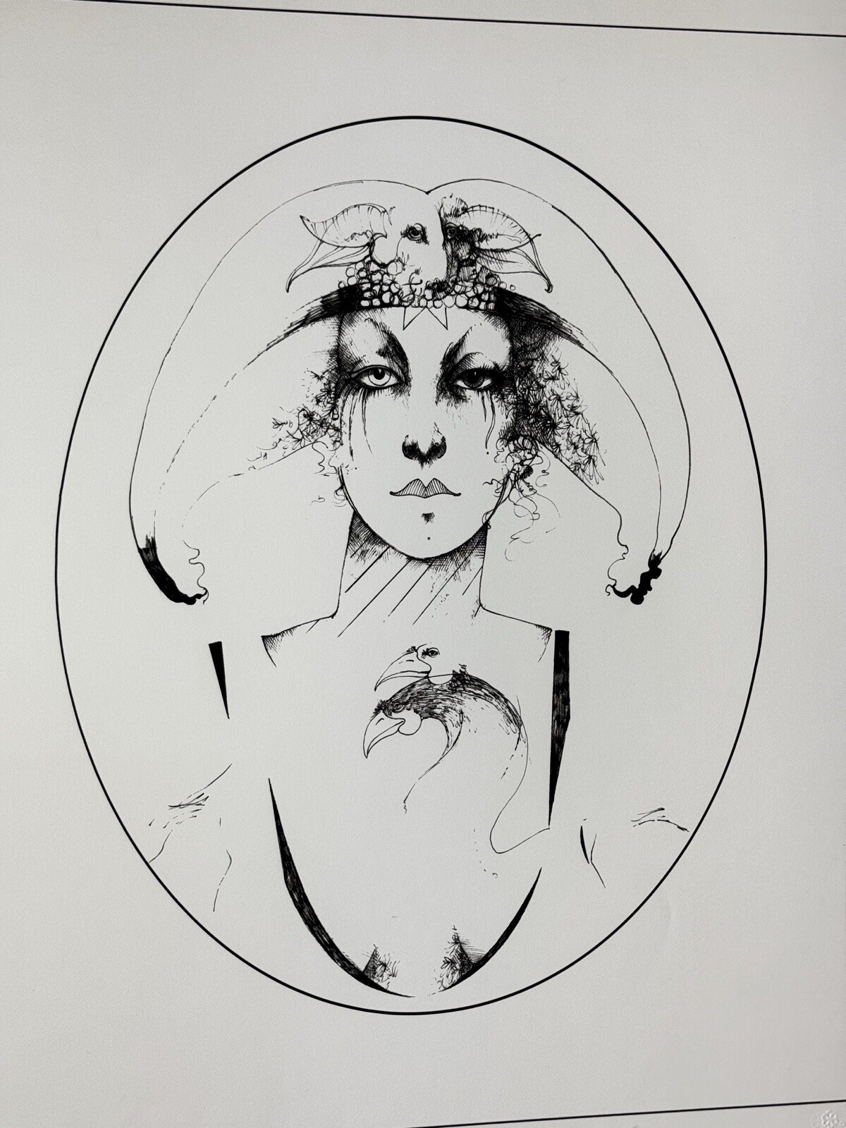 Ramon Santiago, Art Print, Hand-Signed & Dated 1976, Artist Proof