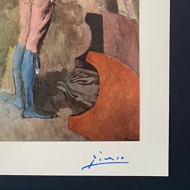 PABLO PICASSO+ ORIGINAL 1954 + SIGNED & FRAMED | THE ACTOR | READY TO HANG