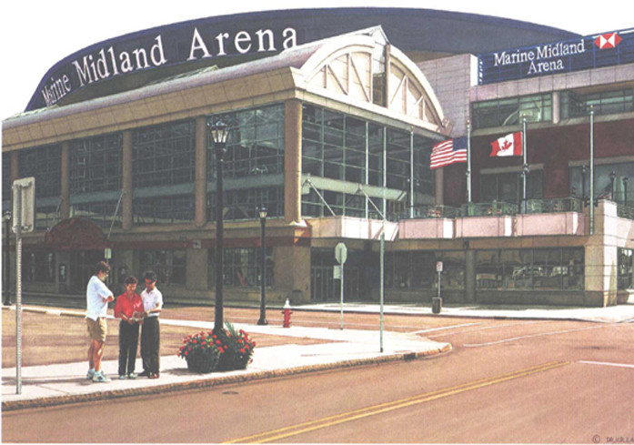 Dr Roger Lalli 42 – A Marine Midland Arena Buffalo My City Print