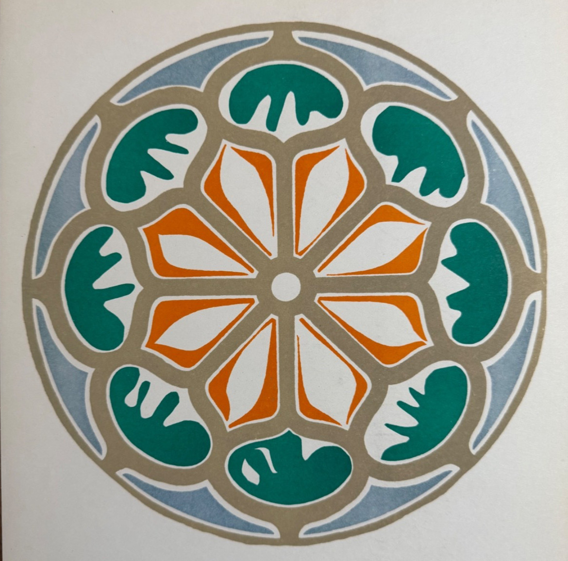 Henri Matisse “Rosace – Rosette” Original 1958 Mourlot Lithograph Limited Ed.