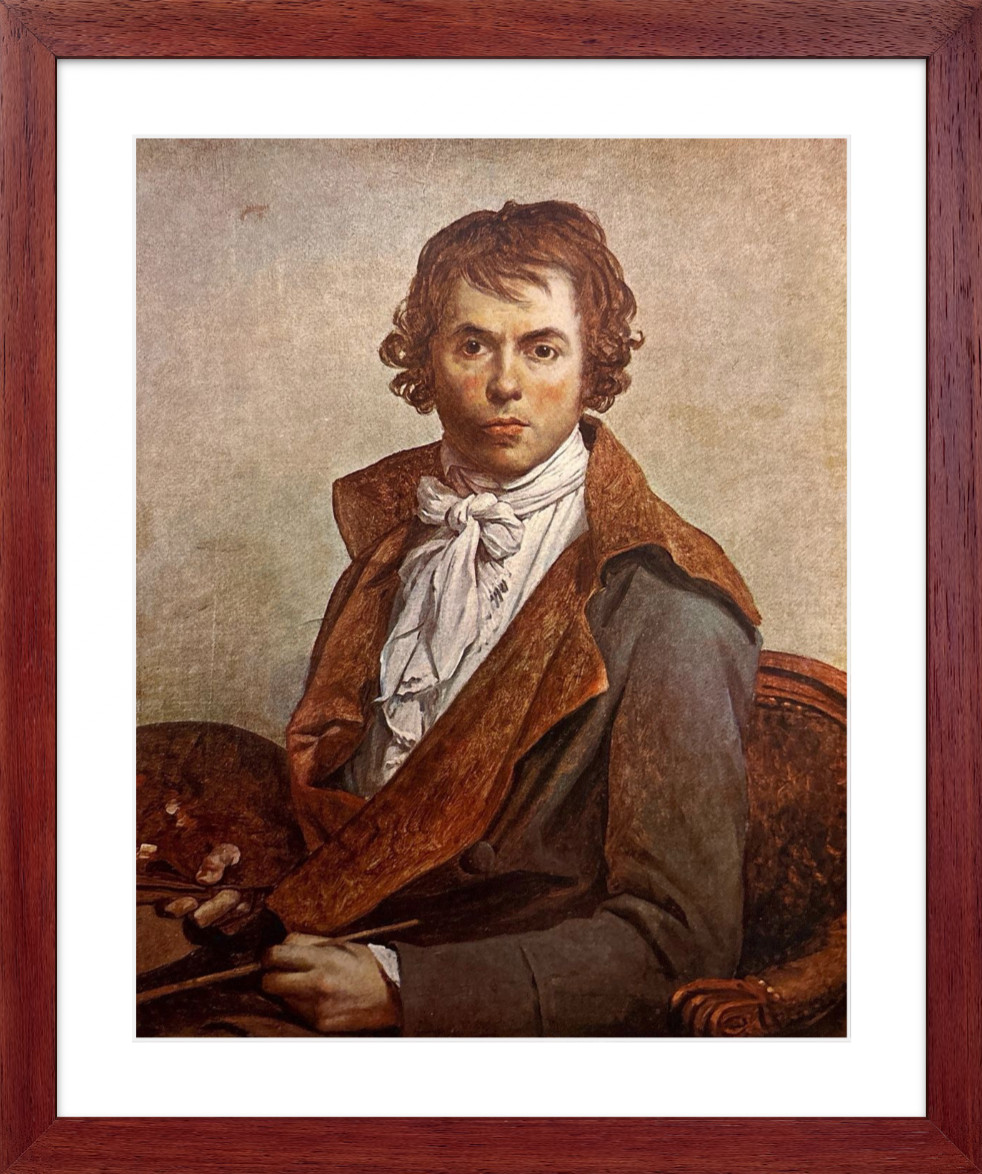 Jacques Louis David – Self Portrait 1794 – Art Print