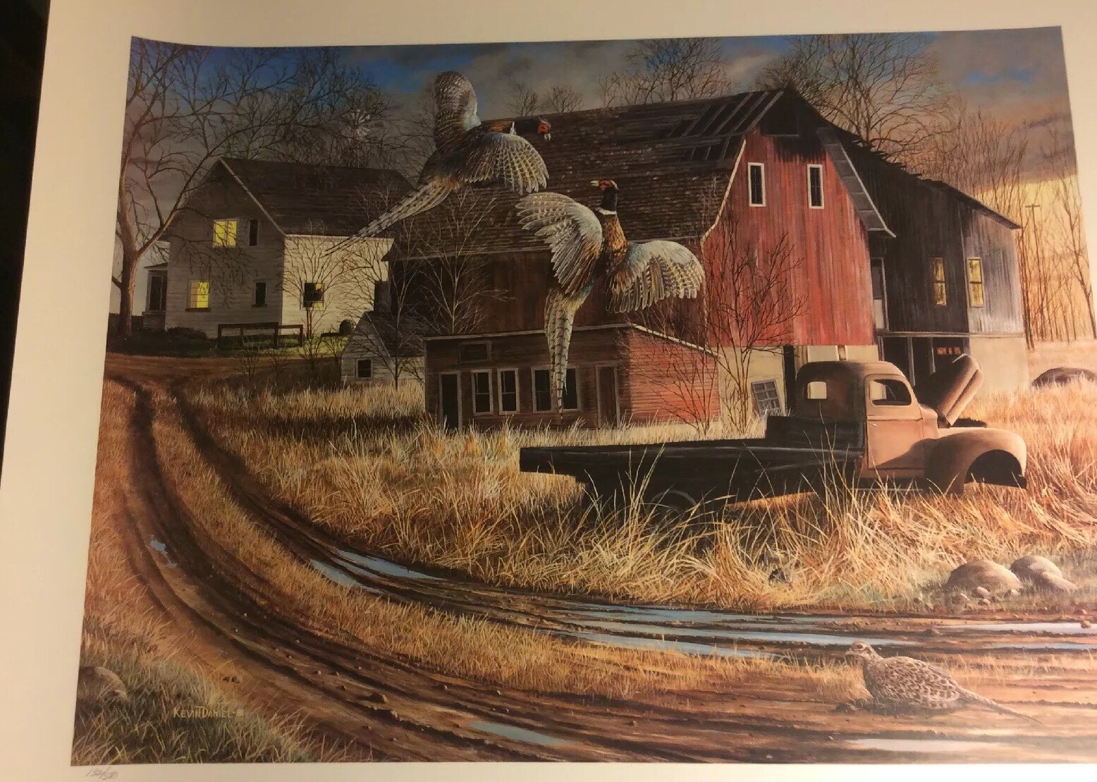 Kevin Daniel. “ Barnyard Tussle”. 132/580 1981,