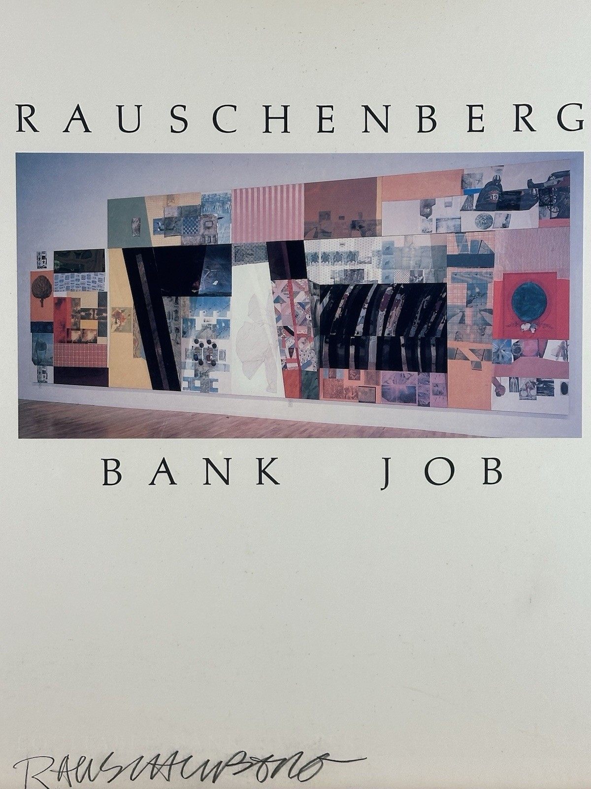 Robert Rauschenberg “Support” Lithograph, signed/numbered (154/200) in pencil