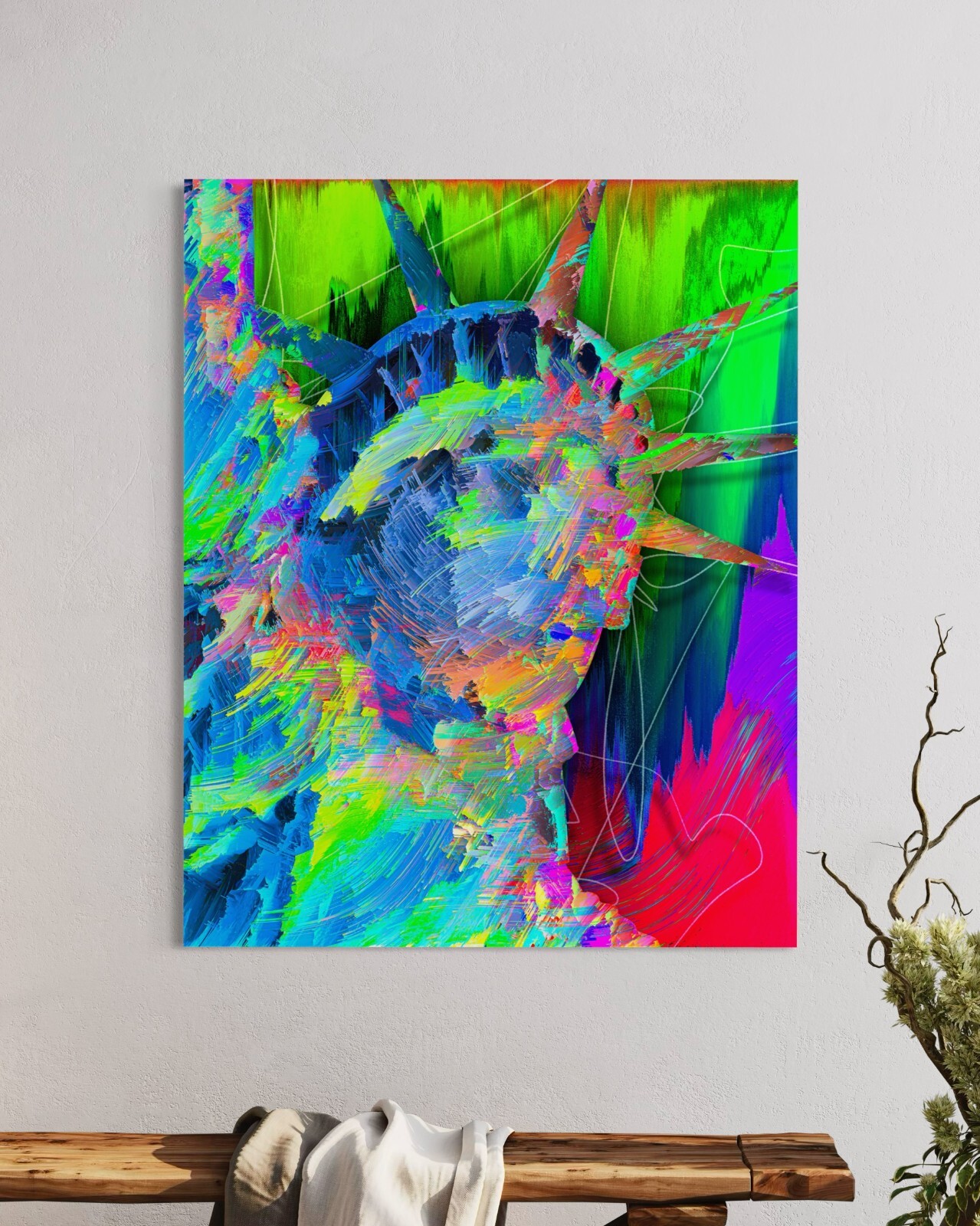 Tasty Pxl #6437 Signed 1/25 Limited Edition Acrylic Under Glass Print 38″x30″