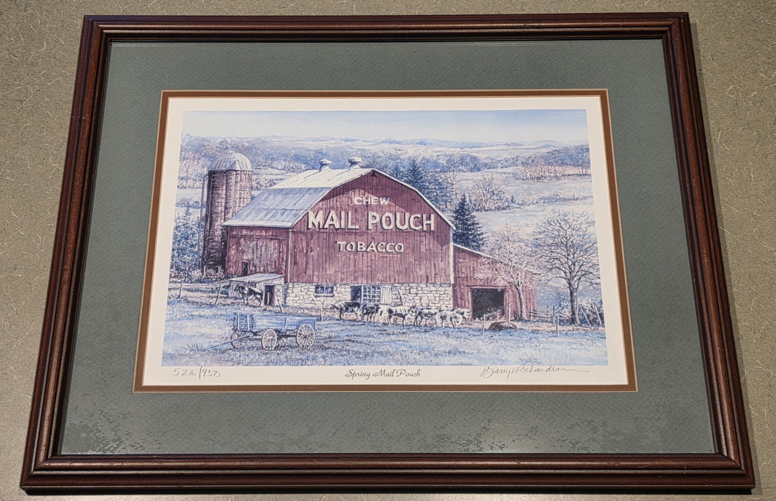 ORIGINAL SIGNED FRAMED LTD ED MARYLAND PRINT, 526 / 950