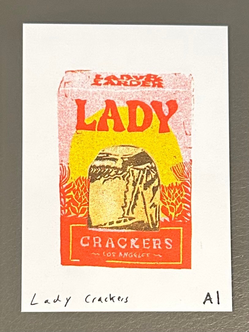 L.A. Exclusive Custom Lady & Larder Anastasia Inciardi Lady Crackers Mini Print