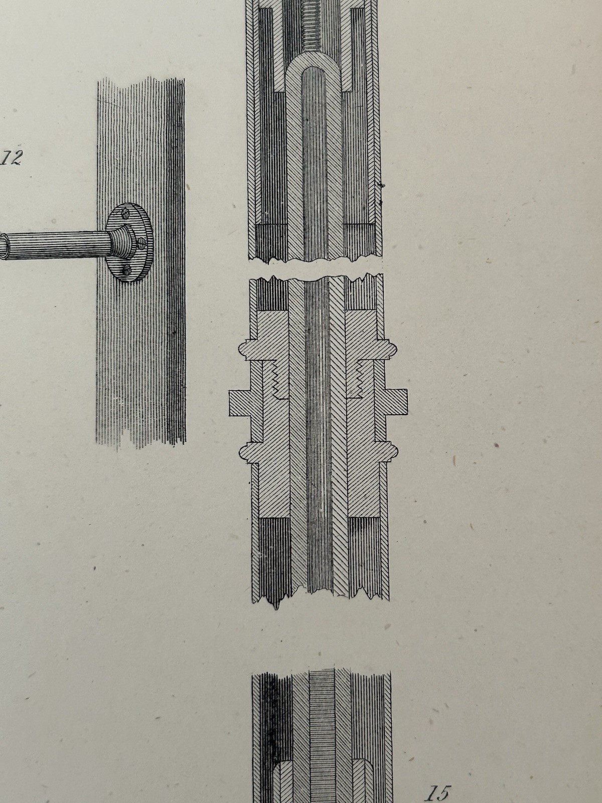 Antique Print Barometer 1877 Victorian Weather Engraving Scientific Apparatus