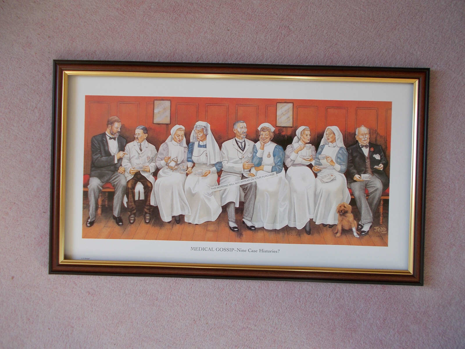 PRINTS BY JEDD LARGE SIZE FRAMED – MEDICAL GOSSIP – NINE CASE HISTORIES?