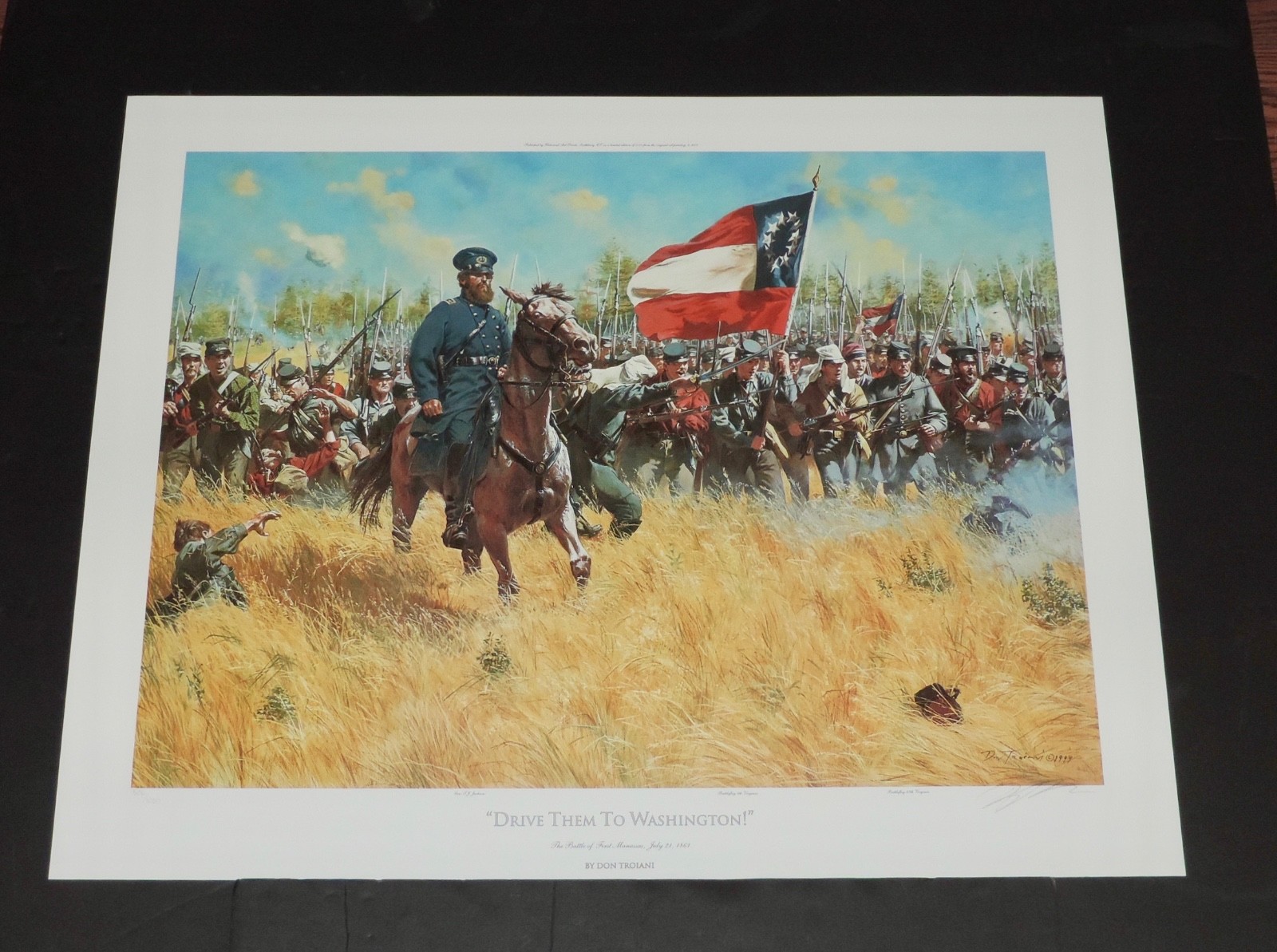 Don Troiani – Drive Them To Washington – Stonewall Jackson – MINT – UNFRAMED