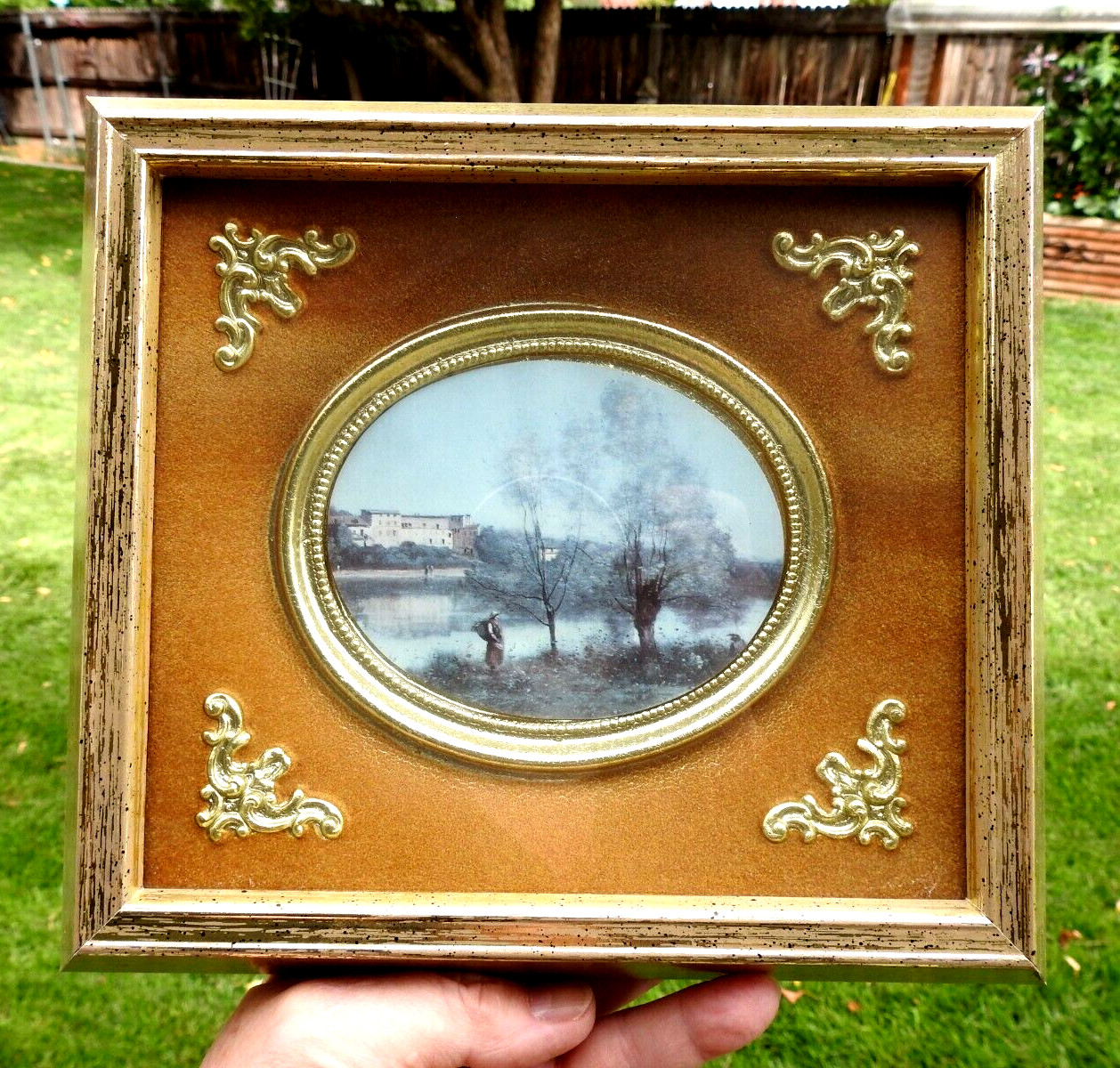 Vintage Sears and Roebucks Assorted Masters Framed Print Picture 8 3/4″ T 9 3/4″