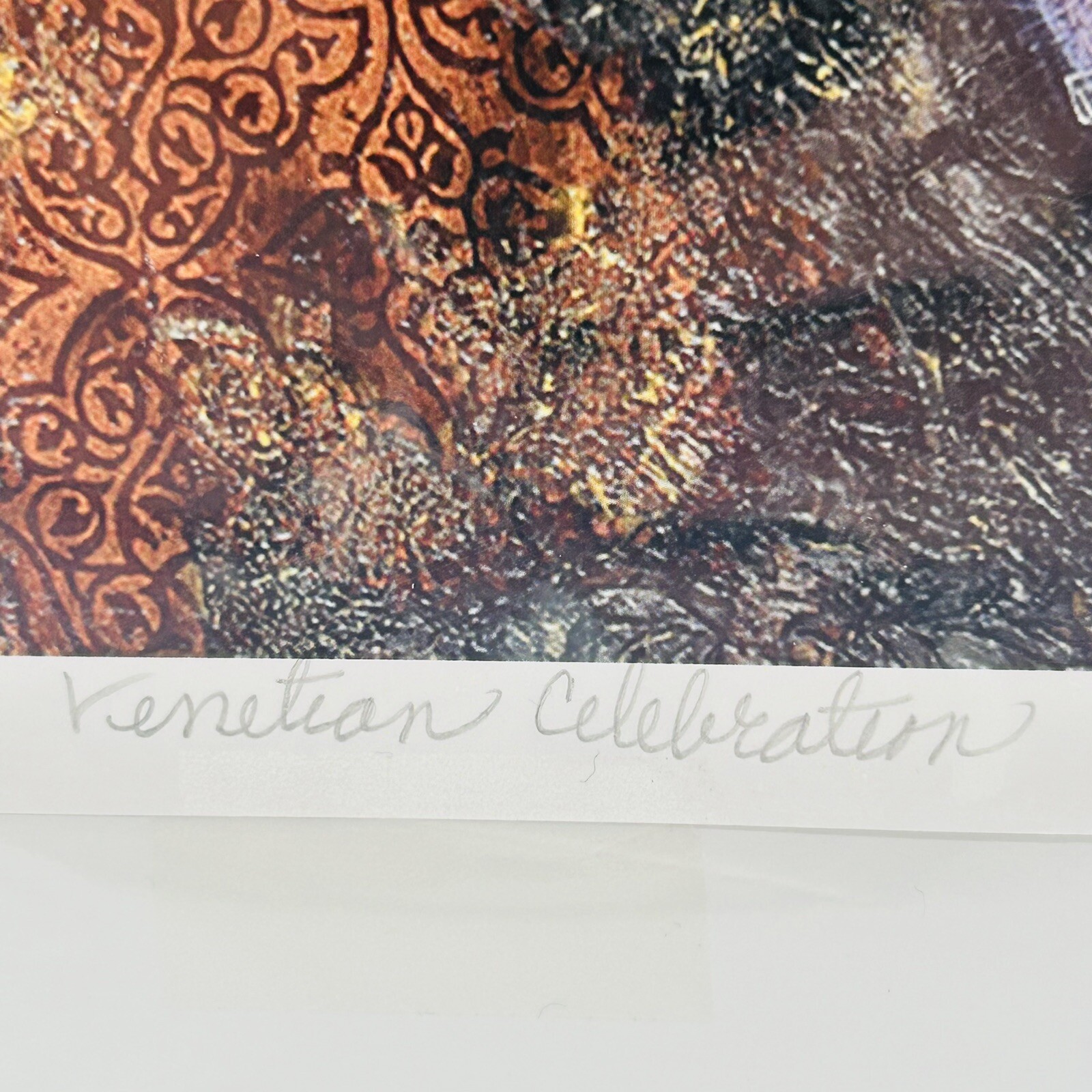 Art Print Signed Martinique Venetian Celebration Lithograph Limited Edition