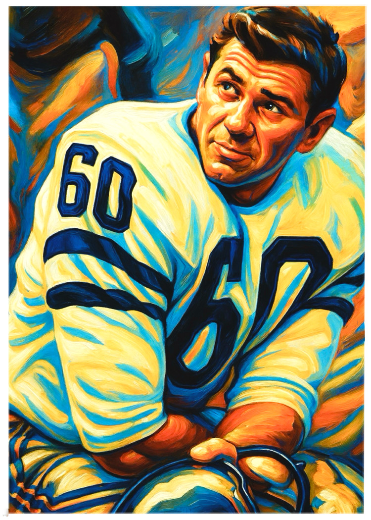 CHUCK BEDNARIK * Philadelphia Eagles * FOOTBALL * Novelty Art Card * ATC ACEO