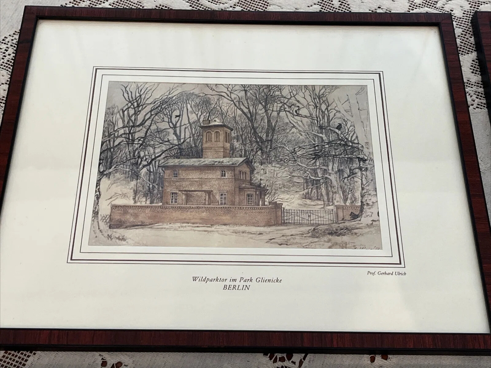 Prof. Gerhard Ulrich – Bundle 6x Art Prints – Framed – 1970s – Berlin