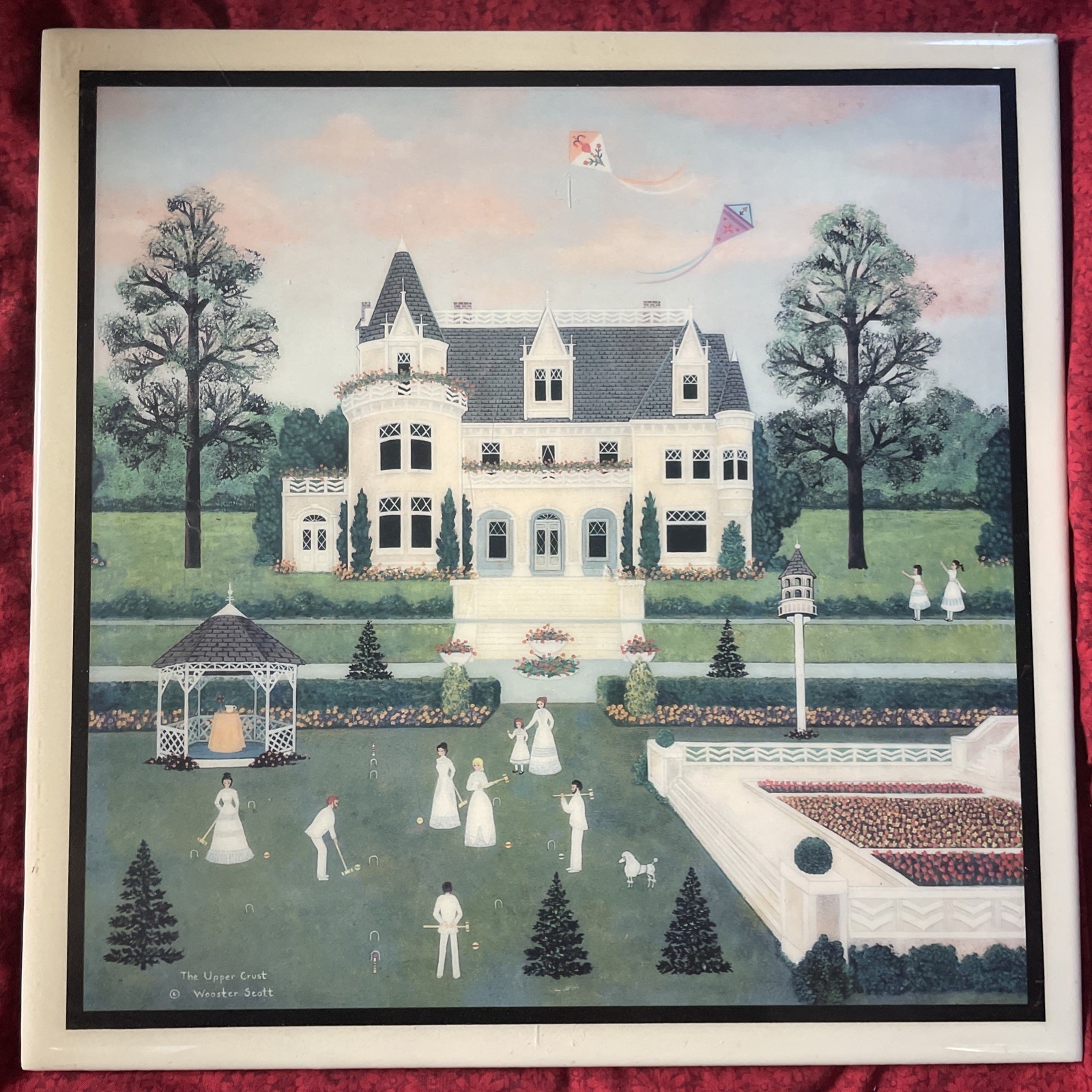 Jane Wooster Scott The Upper Crust Art Print On Ceramic Tile 12×12″