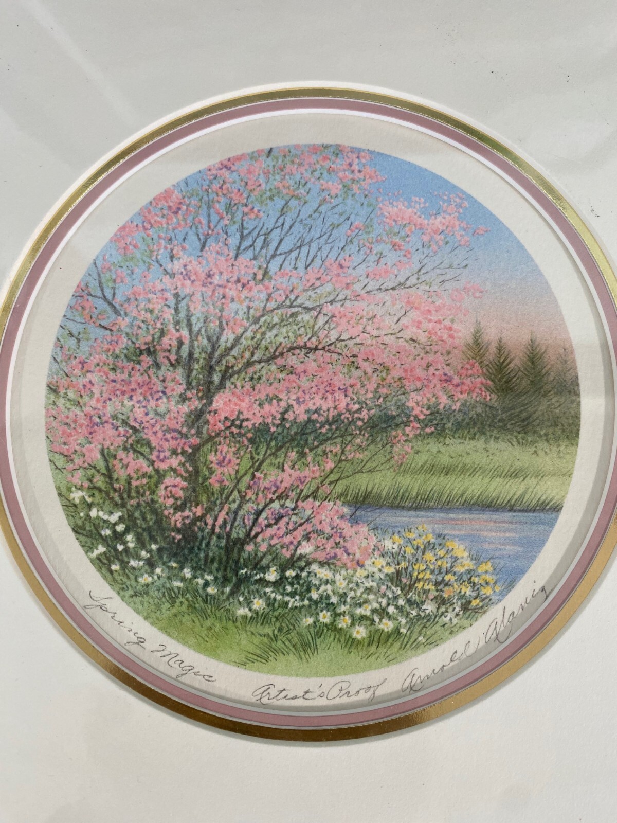 Arnold Alaniz Signed Artist Proof Print – Spring Magic & Evening Shadows II (C)