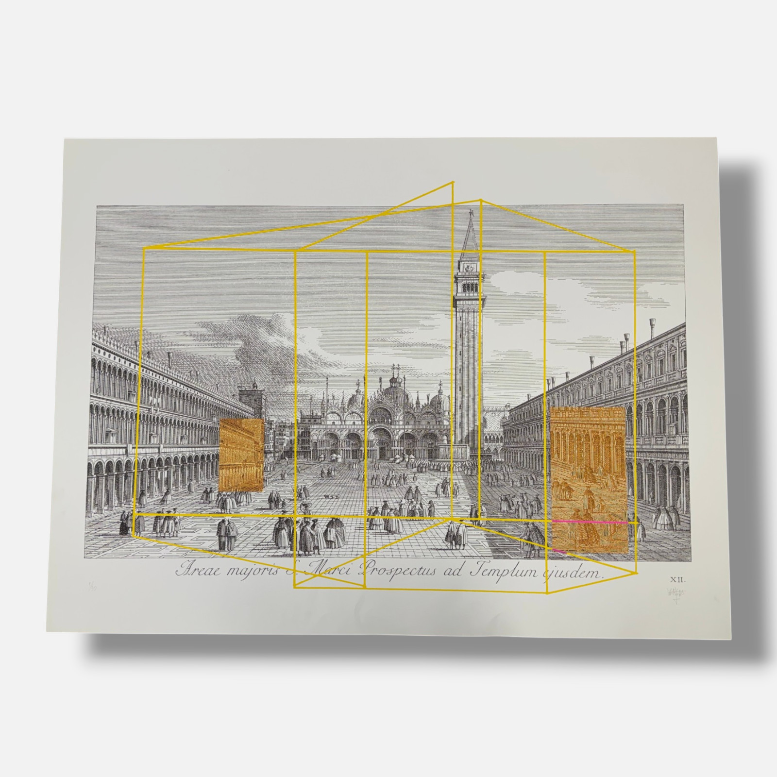 José Antonio Pérez de Vargas y Saldaña “Arquitecturas Ilusorias I” Fine Wall Art