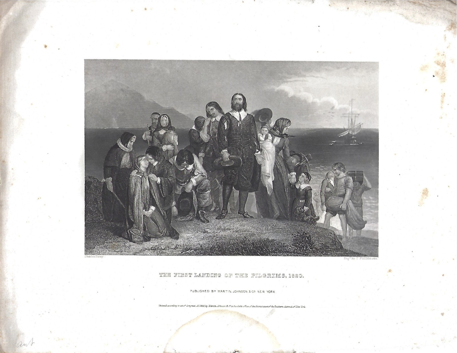 19th Century, 5 Steel Engraved Prints, Revolutionary War. Sesqui Centennial.
