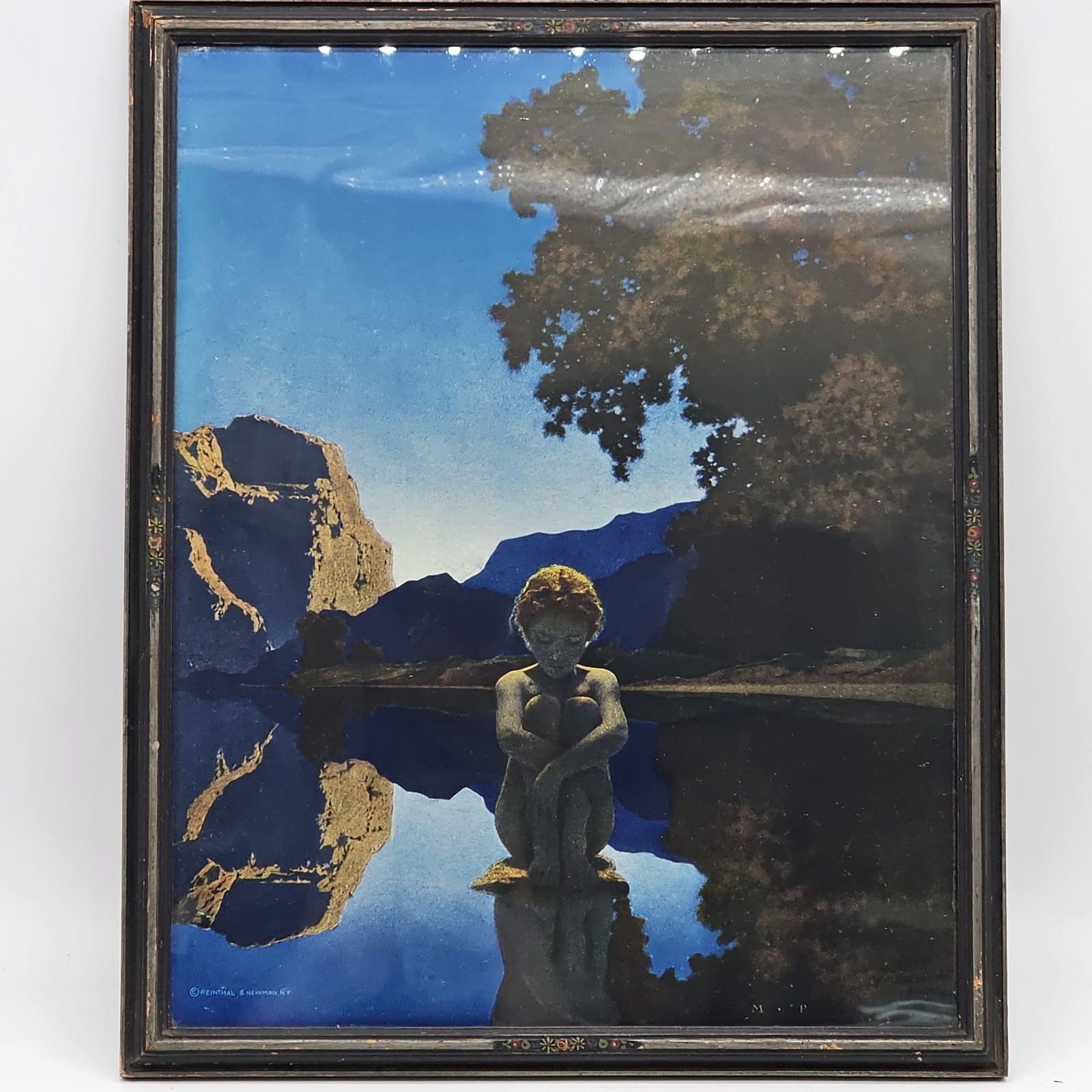 Maxfield Parrish “Evening” — Reinthal & Newman, N.Y. — Vintage 1920s Print