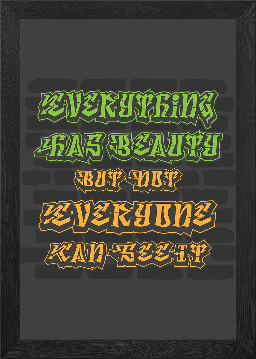HipHop Rap Music Oldschool Framed Wall Art Poster Canvas Print Picture