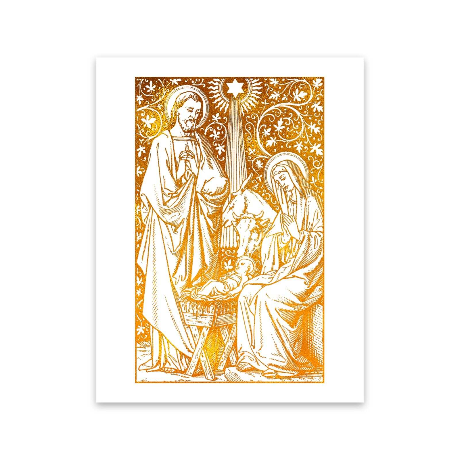 Holy Family Nativity Art Prints Wall Decor Jesus Mary Joseph Catholic Christian