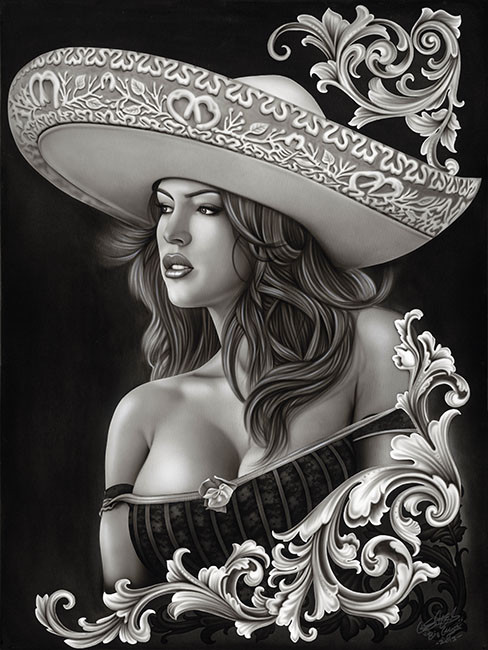 NEW Black Market Art Company CEEZE CHARRA CANVAS GICLEE PRINTS MADE IN THE USA
