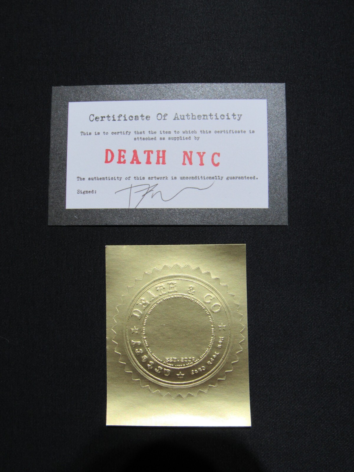 Death NYC 13×18 Pop Art Limited Edition Signed Numbered Queen Gucci Abstract COA