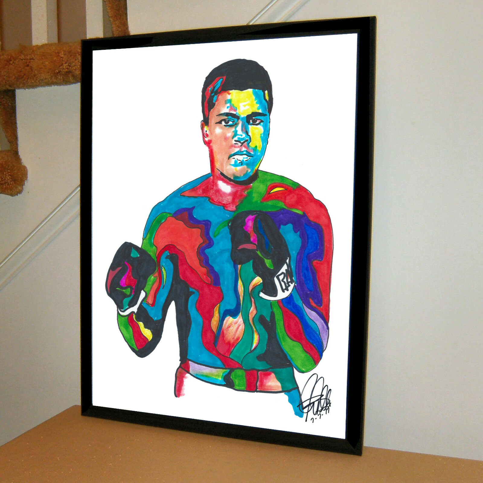 Muhammad Ali The Greatest Sports Boxing Poster Print Wall Art 18×24