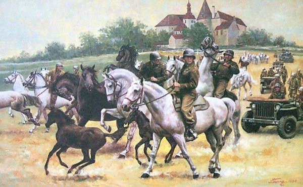 Don Stivers Rescuing the Lippizzaners Commemorative Edition