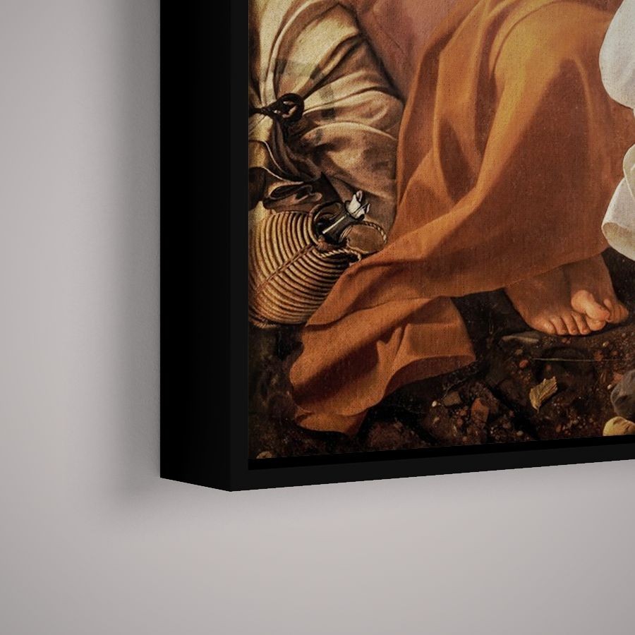 Caravaggio – Rest on the Flight Into Egypt – Art Print on Paper or Canvas