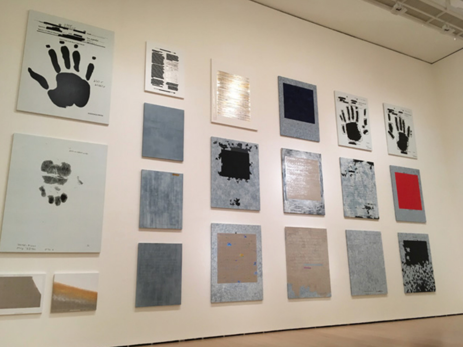 JENNY HOLZER 2019 REDACTED SILVER INK SERIES SCREENPRINT WOVE PAPER PRISTINE