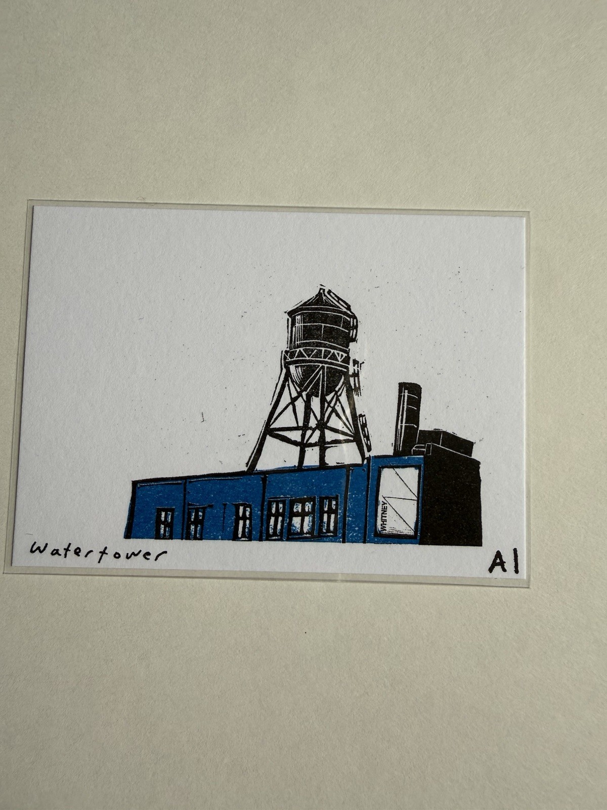 Ana Anastasia Inciardi Mini Print – NYC – Whitney – Water Tower Watertower