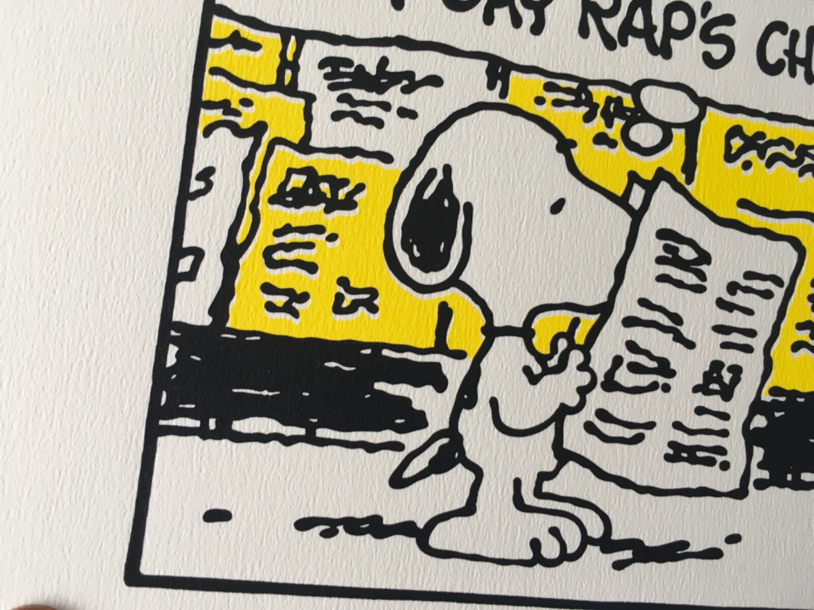 Mark Drew – They Say Rap Changed / Numbered & Signed (Hip Hop / Rap /Urban Art)