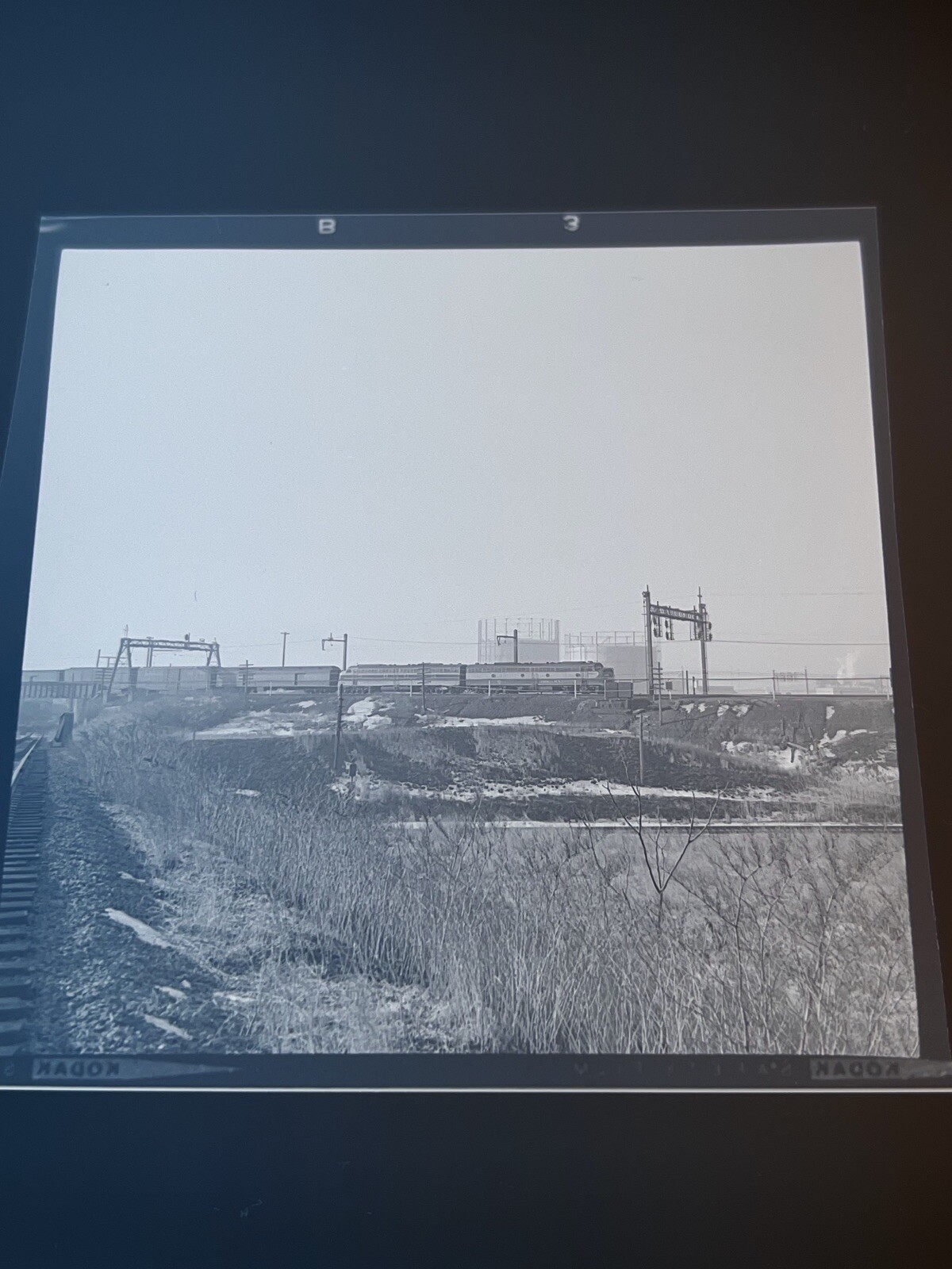 1960 DL&W 484 Delaware, Lackawanna & Western Railroad American Ray 2.5in Neg 50