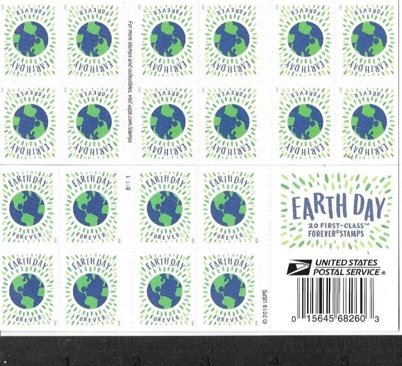 1 sheet of 20 ( Earth Day)