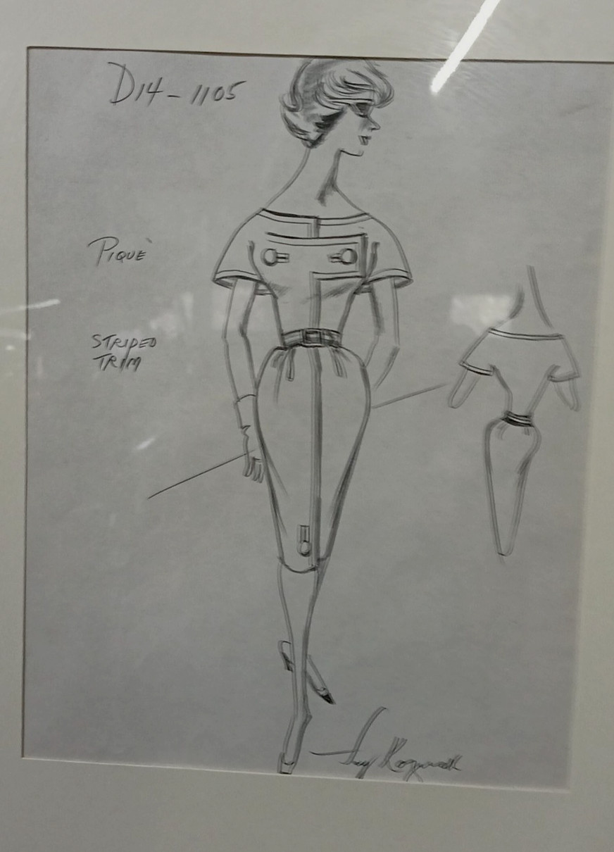 1950s fashion print