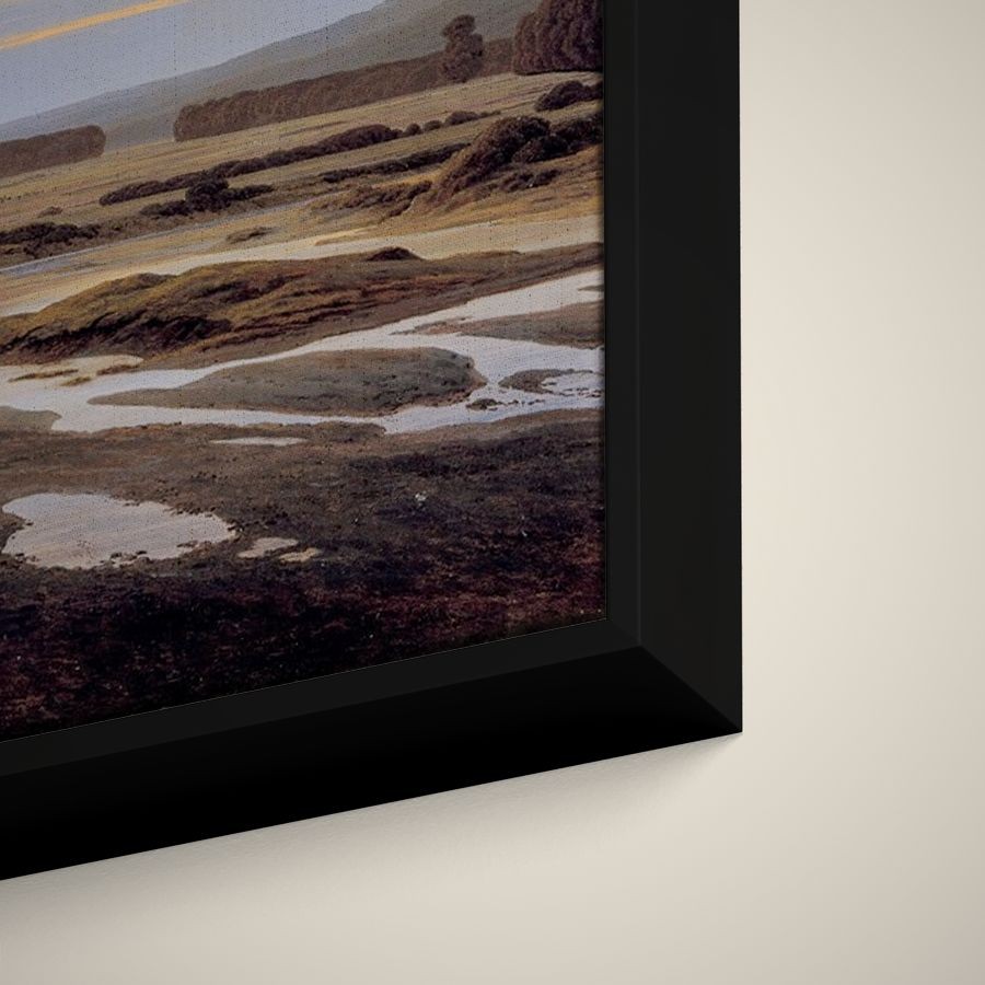 Caspar David Friedrich – The Big Enclosure – Art Print on Paper or Canvas