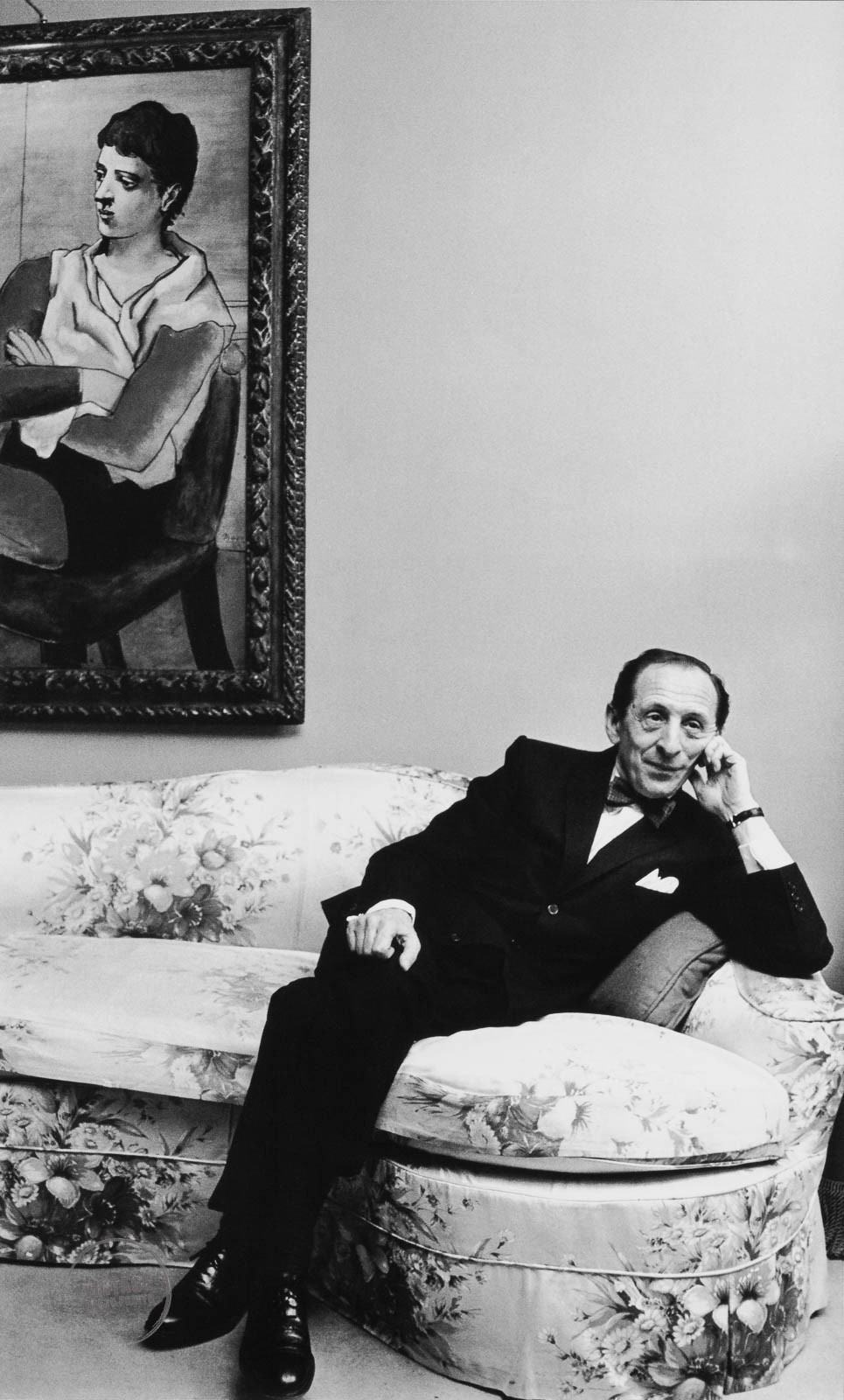 VTG Philippe Halsman Print Vladimir Horowitz Pianist Portrait Art 1966 Mat 14×20