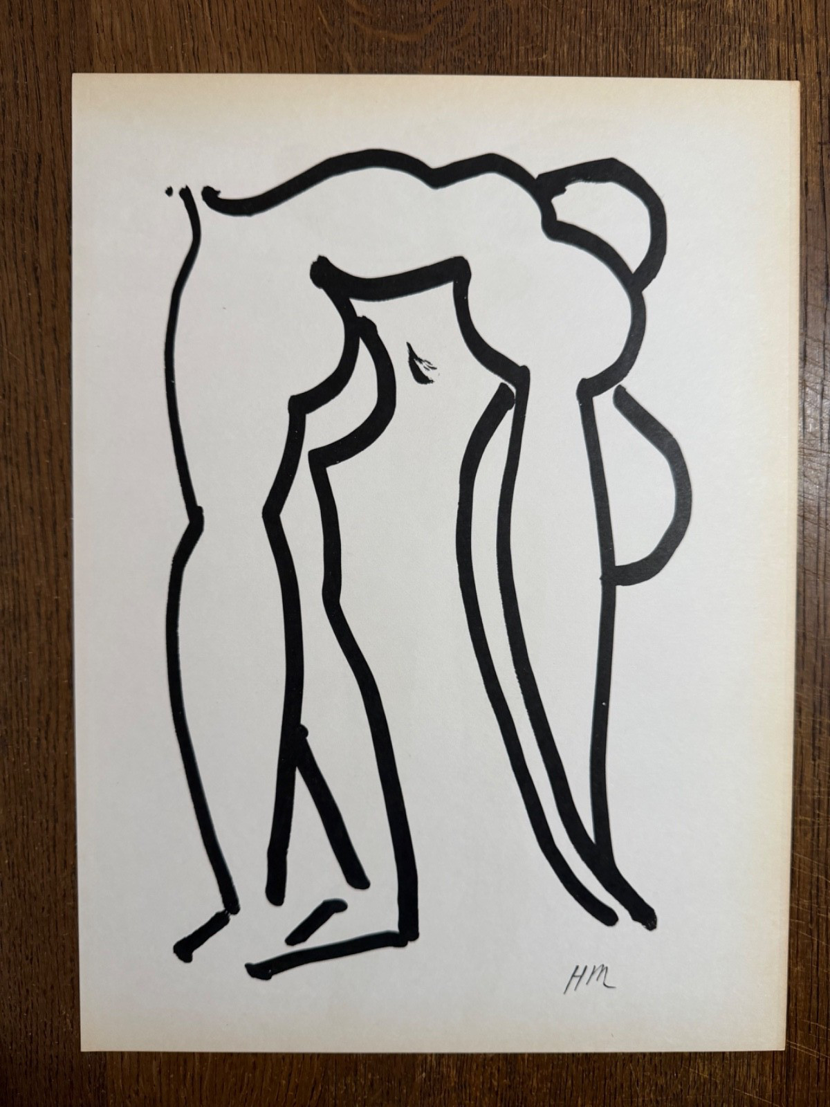 Henri Matisse “Nus Bleus X ” Original 1958 Mourlot Lithograph, Plate Signed